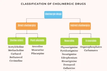 Classification of cholinergic drugs